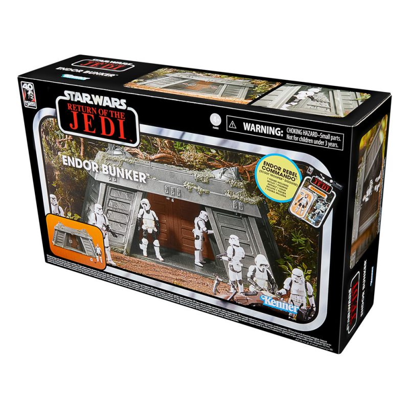 Star Wars Episode VI Vintage Collection Playset Endor Bunker with Endor Rebel Commando (Scout Trooper Disguise) - immagine 2
