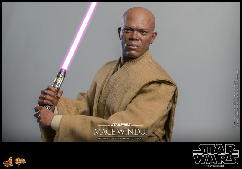 Star Wars: Episode II Action Figure 1/6 Mace Windu 32 cm - immagine 4