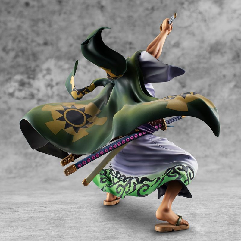 One Piece P.O.P PVC Statue Warriors Alliance Zoro Juro 22 cm - immagine 4