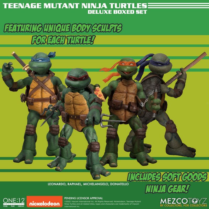 Teenage Mutant Ninja Turtles XL Action Figures Deluxe Box Set 17 cm - immagine 2