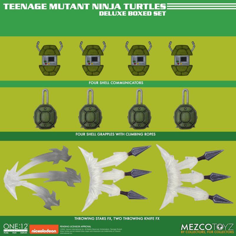 Teenage Mutant Ninja Turtles XL Action Figures Deluxe Box Set 17 cm - immagine 3
