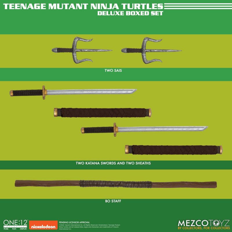 Teenage Mutant Ninja Turtles XL Action Figures Deluxe Box Set 17 cm - immagine 4