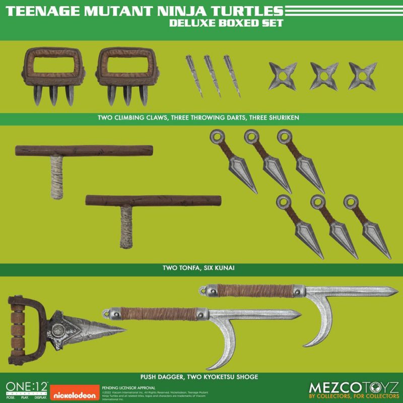 Teenage Mutant Ninja Turtles XL Action Figures Deluxe Box Set 17 cm - immagine 5