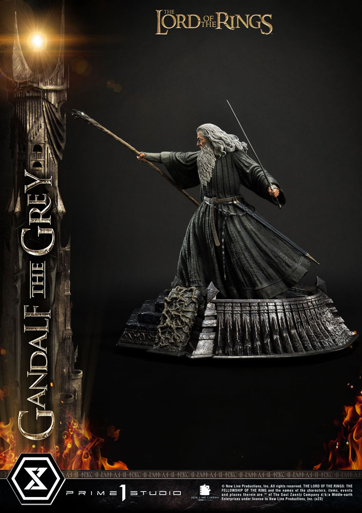 Lord of the Rings Statue 1/4 Gandalf the Grey 61 cm - immagine 4