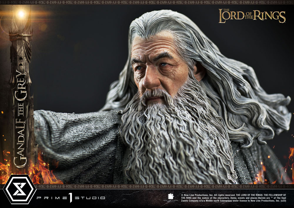Lord of the Rings Statue 1/4 Gandalf the Grey 61 cm - immagine 7