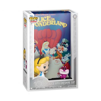 Disney's 100th Anniversary POP! Movie Poster & Figure Alice in Wonderland 9 cm
