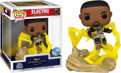 Spider-Man: No Way Home POP! Deluxe Vinyl Figure Electro Final Battle Series Build-a-Scene Limited