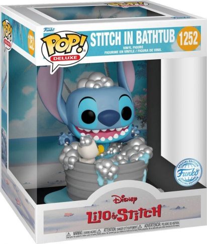 Disney POP! Deluxe Vinyl Figure Stitch in bathtub 9 cm