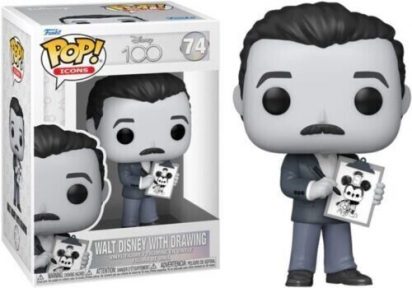 Disney’s 100th Anniversary POP! Vinyl Figure Walt Disney with Drawing Limited 9 cm