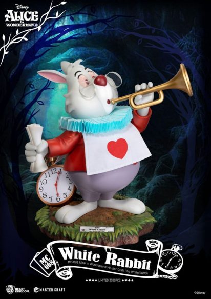 Alice In Wonderland Master Craft Statue The White Rabbit 36 cm