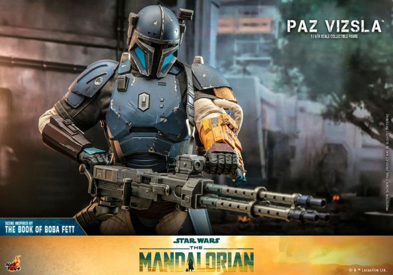 Star Wars The Mandalorian Action Figure 1/6 Paz Vizsla 32 cm - immagine 2