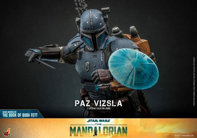 Star Wars The Mandalorian Action Figure 1/6 Paz Vizsla 32 cm - immagine 4
