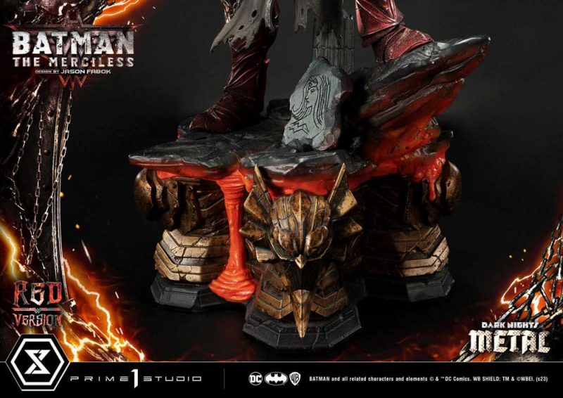 Dark Nights: Death Metal Statue 1/3 The Mericless Red Version 111 cm - immagine 6