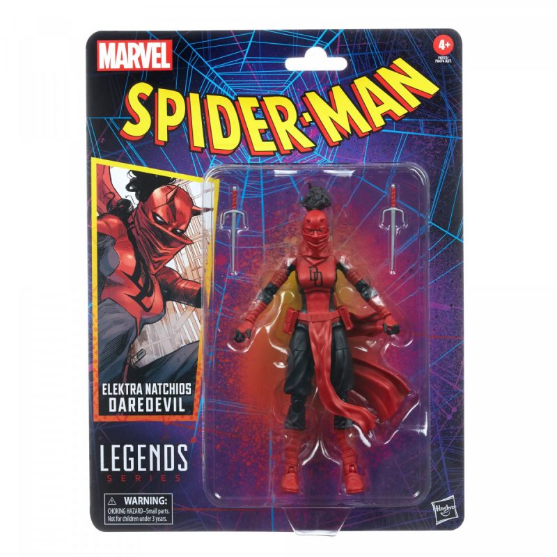 MARVEL LEGENDS VINTAGE ELEKTRA DAREDEVIL ACTION FIGURE 15 CM