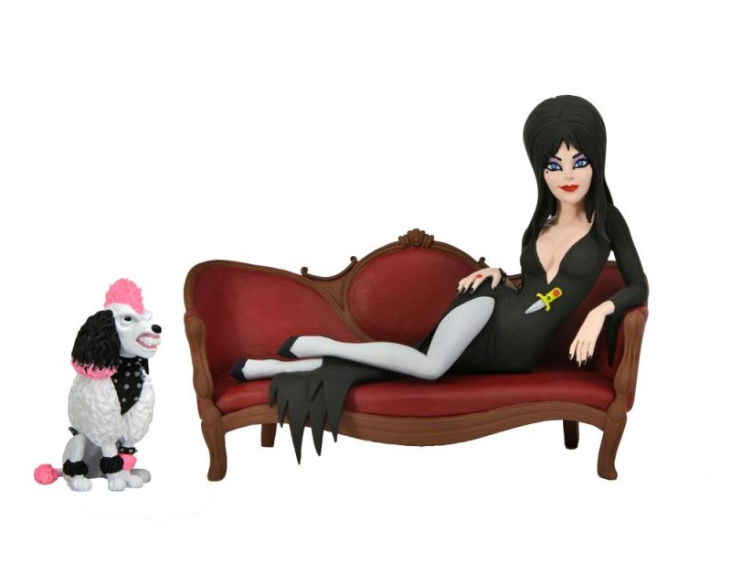 Elvira, Mistress of the Dark Toony Terrors Figure Elvira on Couch 15 cm