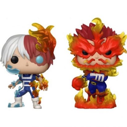 My Hero Academia POP! Vinyl Figures 2-Pack Endeavor & Todoroki 9 cm