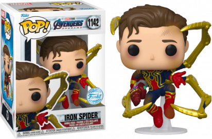 Avengers 4: Endgame POP! Marvel Vinyl Figure Iron Spider (Unmasked) Limited 9 cm