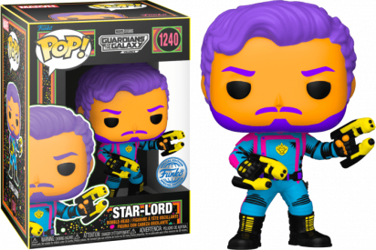 Guardians of the Galaxy Vol. 3 POP! Vinyl Figure Star-Lord Blacklight Limited 9 cm