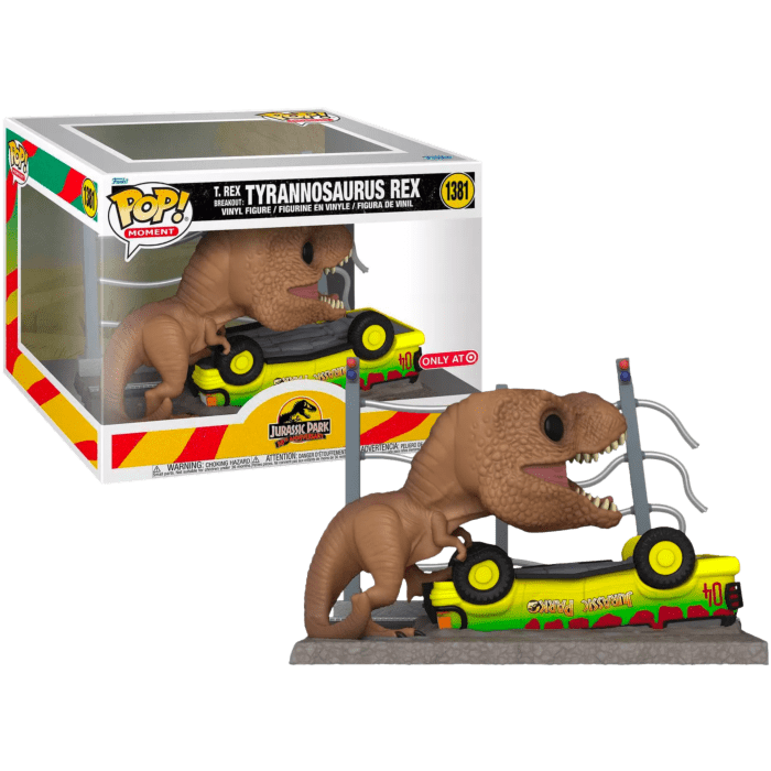 Jurassic Park: T-Rex Breakout POP! Vinyl Figure Tyrannosaurus Rex Movie Moment Limited