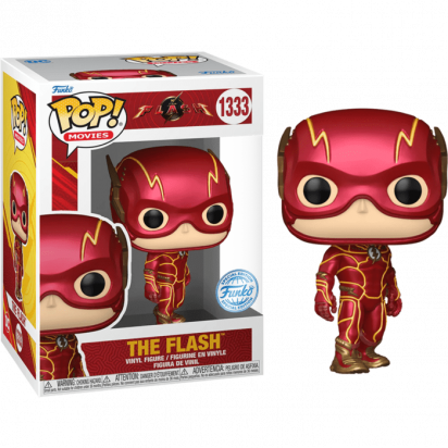 The Flash POP! Movies Vinyl Figure The Flash Metallic Limited 9 cm