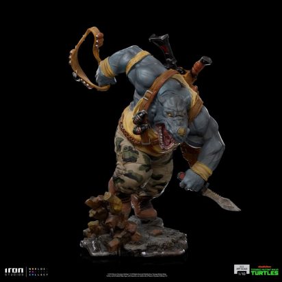 Teenage Mutant Ninja Turtles BDS Art Scale Statue 1/10 Rocksteady 24 cm