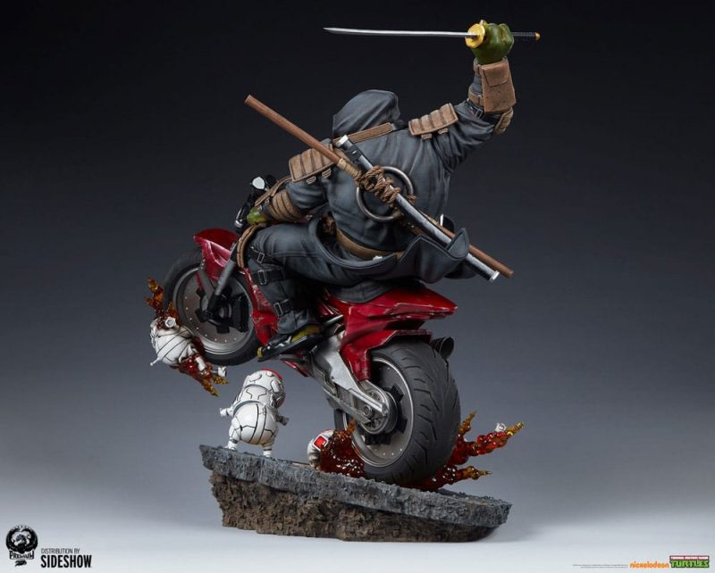 Teenage Mutant Ninja Turtles Statue 1/4 The Last Ronin On Bike 53 cm - immagine 3