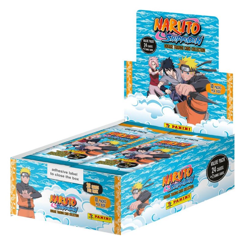 Naruto Shippuden Hokage Trading Card Collection Value Packs Display (10)