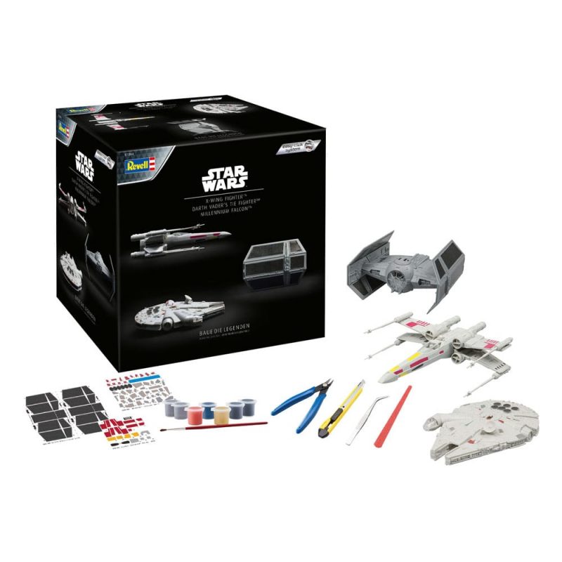 Star Wars Advent Calendar Millennium Falcon, X-Wing Fighter, Darth Vader's Tie Fighter