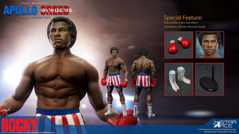 Rocky Statue 1/6 Apollo Creed Standard Version 36 cm - immagine 3
