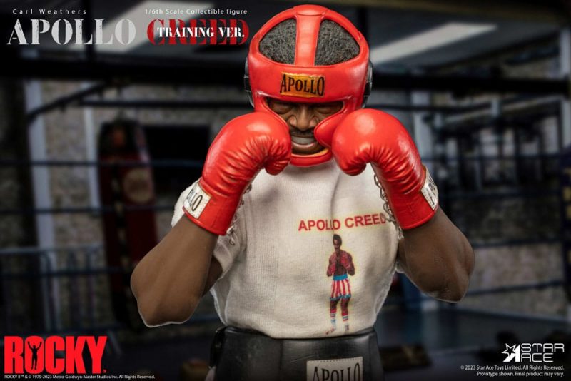 Rocky Statue 1/6 Apollo Creed Deluxe Version 36 cm - immagine 2