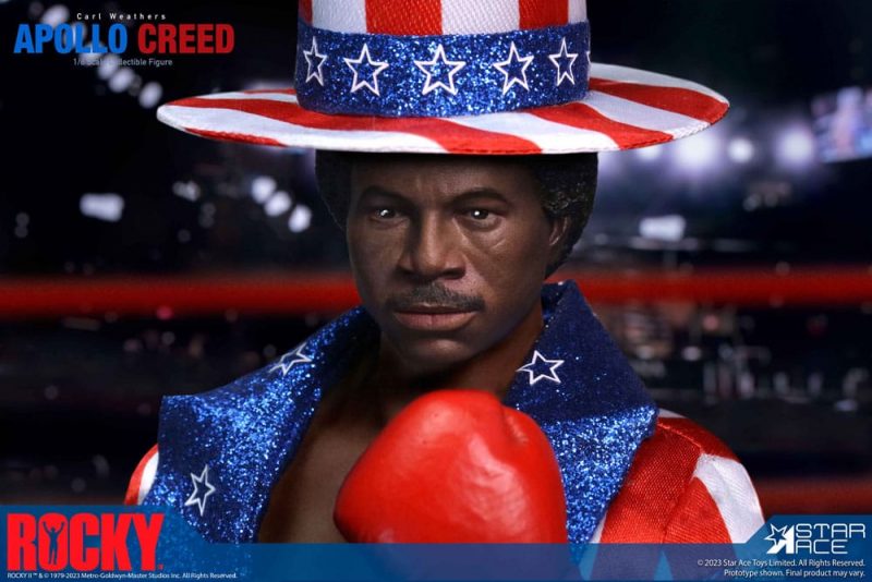 Rocky Statue 1/6 Apollo Creed Deluxe Version 36 cm - immagine 5