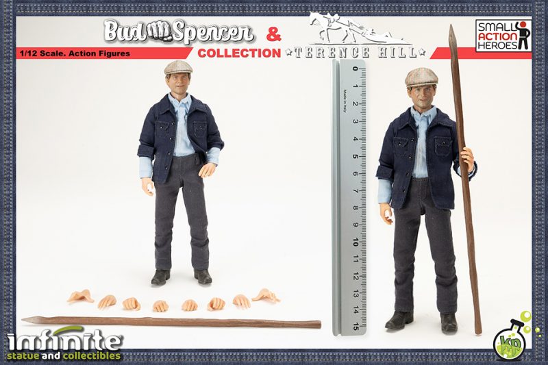 TERENCE HILL SMALL ACTION HEROES ACTION FIGURE 1/12 VER A 16 CM - immagine 2
