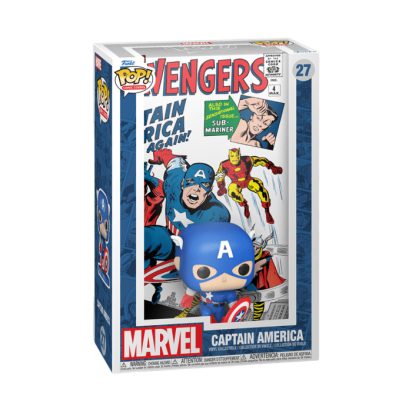 The Avengers POP! Comic Cover Vinyl Figure Captain America Vol.1 Issue #4 Limited 9 cm