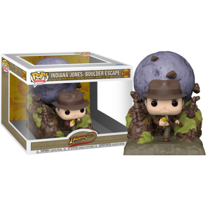 Indiana Jones and the Raiders of the Lost Ark POP! Movies Deluxe Vinyl Figure Indiana Jones Boulder Escape Limited 9 cm