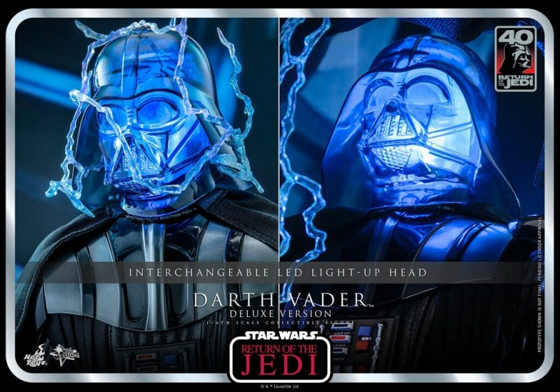 Star Wars: The Return of The Jedi 40th Anniversary Darth Vader 1/6 scale Action Figure Deluxe Version 35 cm - immagine 2