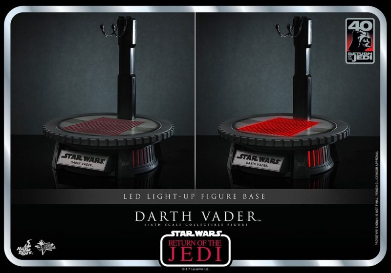 Star Wars: The Return of The Jedi 40th Anniversary Darth Vader 1/6 scale Action Figure 35 cm - immagine 6