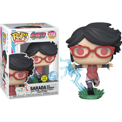 Boruto - Naruto Next Generations POP! Vinyl Figure Sarada with Sharingan Glow in the dark Limited 9 cm