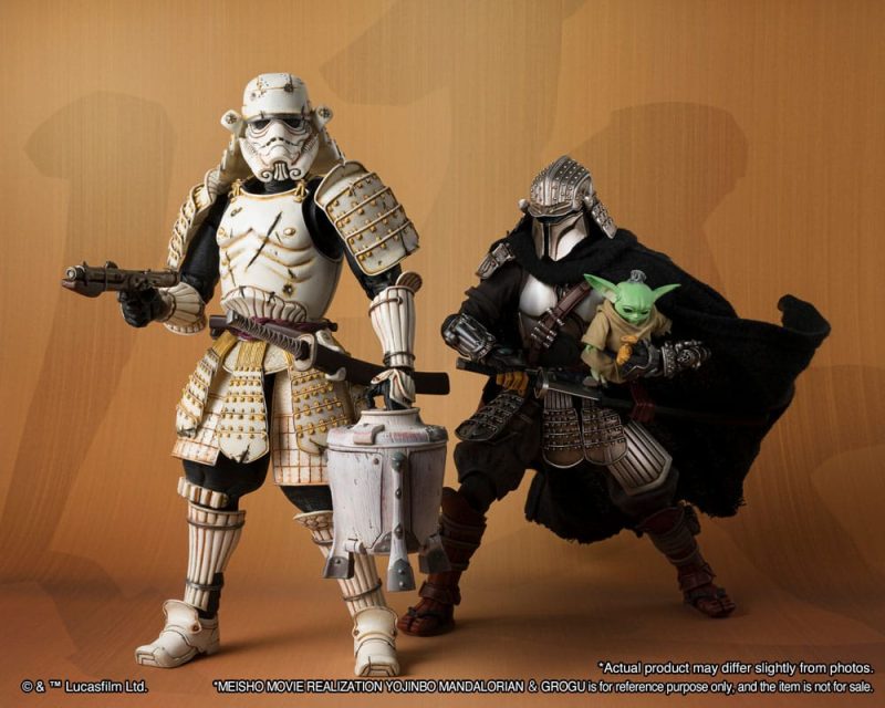 Star Wars: The Mandalorian Meisho Movie Realization Action Figure Ashigaru Stormtrooper (Remnant) 18 cm - immagine 4