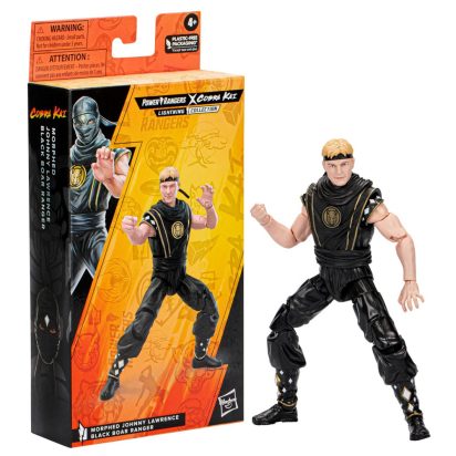 Power Rangers x Cobra Kai Lightning Collection Action Figure Morphed Johnny Lawrence Black Boar Ranger 15 cm
