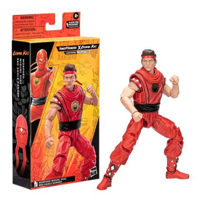 Power Rangers x Cobra Kai Lightning Collection Action Figure Morphed Miguel Diaz Red Eagle Ranger 15 cm