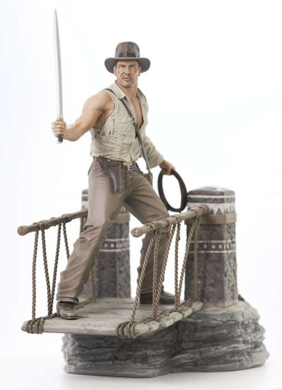 Indiana Jones and the Temple of Doom Deluxe Gallery PVC Statue Rope Bridge 28 cm
