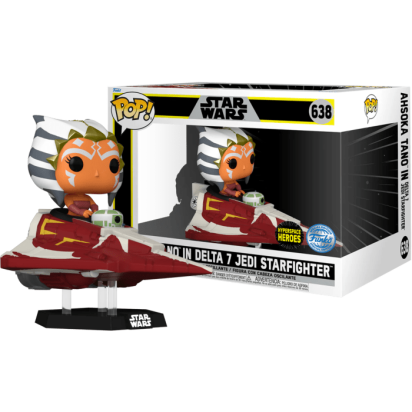 Star Wars: The Clone Wars POP! Vinyl Figure Ahsoka Tano in Delta 7 Jedi Starfighter Limited
