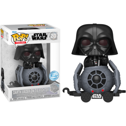 Star Wars POP! Disney 100th Vinyl Figure Darth Vader on Tie Fighter Limited