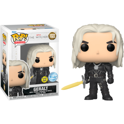 The Witcher POP! TV Vinyl Figures Geralt with Sword Glow in the Dark Limited 9 cm