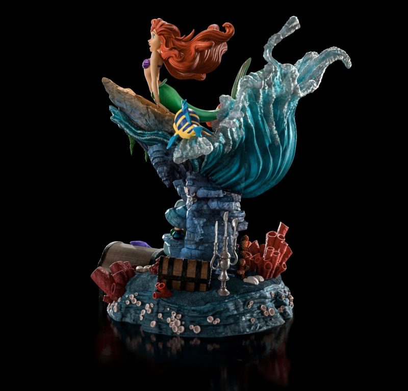 Little Mermaid Disney 100th 1/10 Art Scale Deluxe Statue Ariel 30 cm - immagine 2