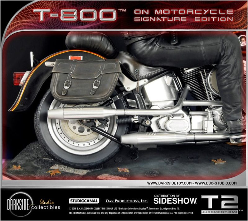 Terminator 2: Judgment Day Statue 1/4 T-800 on Motorcycle Signature Edition Sideshow Exclusive 50 cm - immagine 5