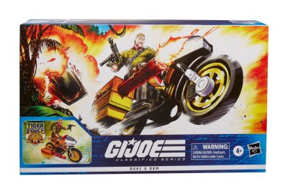 G.I. Joe Classified Series Tiger Force Action Figure with Vehicle 2022 Duke & Ram 15 cm