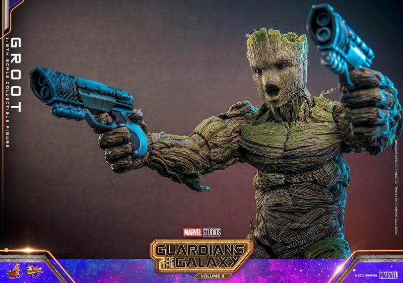 Guardians of the Galaxy Vol. 3 Movie Masterpiece Action Figure 1/6 Groot 32 cm - immagine 5