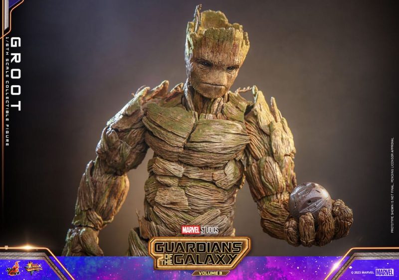 Guardians of the Galaxy Vol. 3 Movie Masterpiece Action Figure 1/6 Groot 32 cm - immagine 6