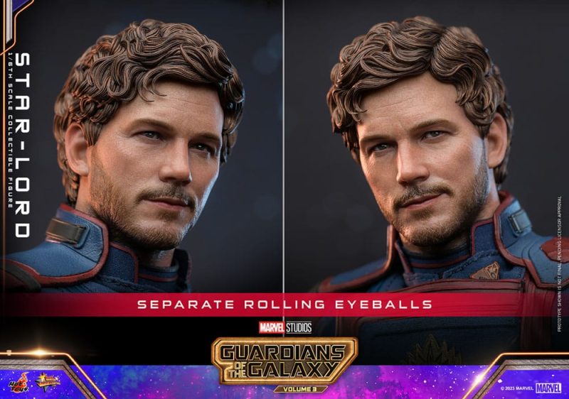 Guardians of the Galaxy Vol. 3 Movie Masterpiece Action Figure 1/6 Star-Lord 31 cm - immagine 6